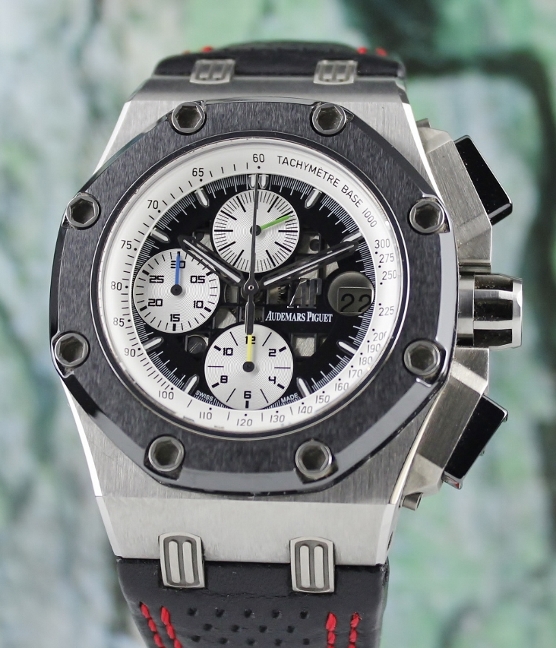 (image for) LIke New Audemars Piguet Royal Oak Offshore Rubens Barrichello II Chronograph / 26078IO.OO.D001VS.01